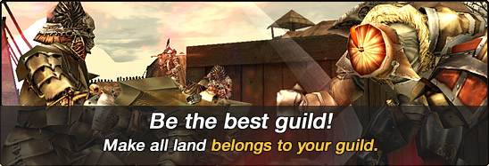 Be the best guild! Make all land belongs to your guild.